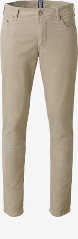 MEYER Chino Pants in Beige: front