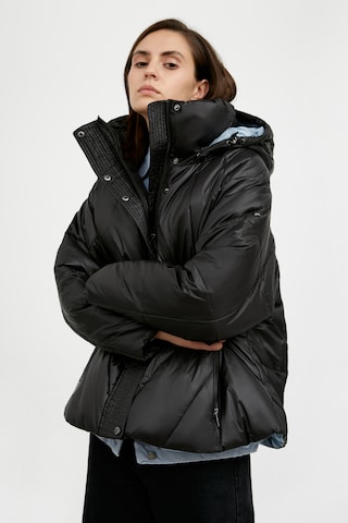 Finn Flare Winter jacket in Black: front
