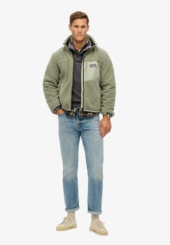 Veste en polaire 'Entspannte' Superdry en vert