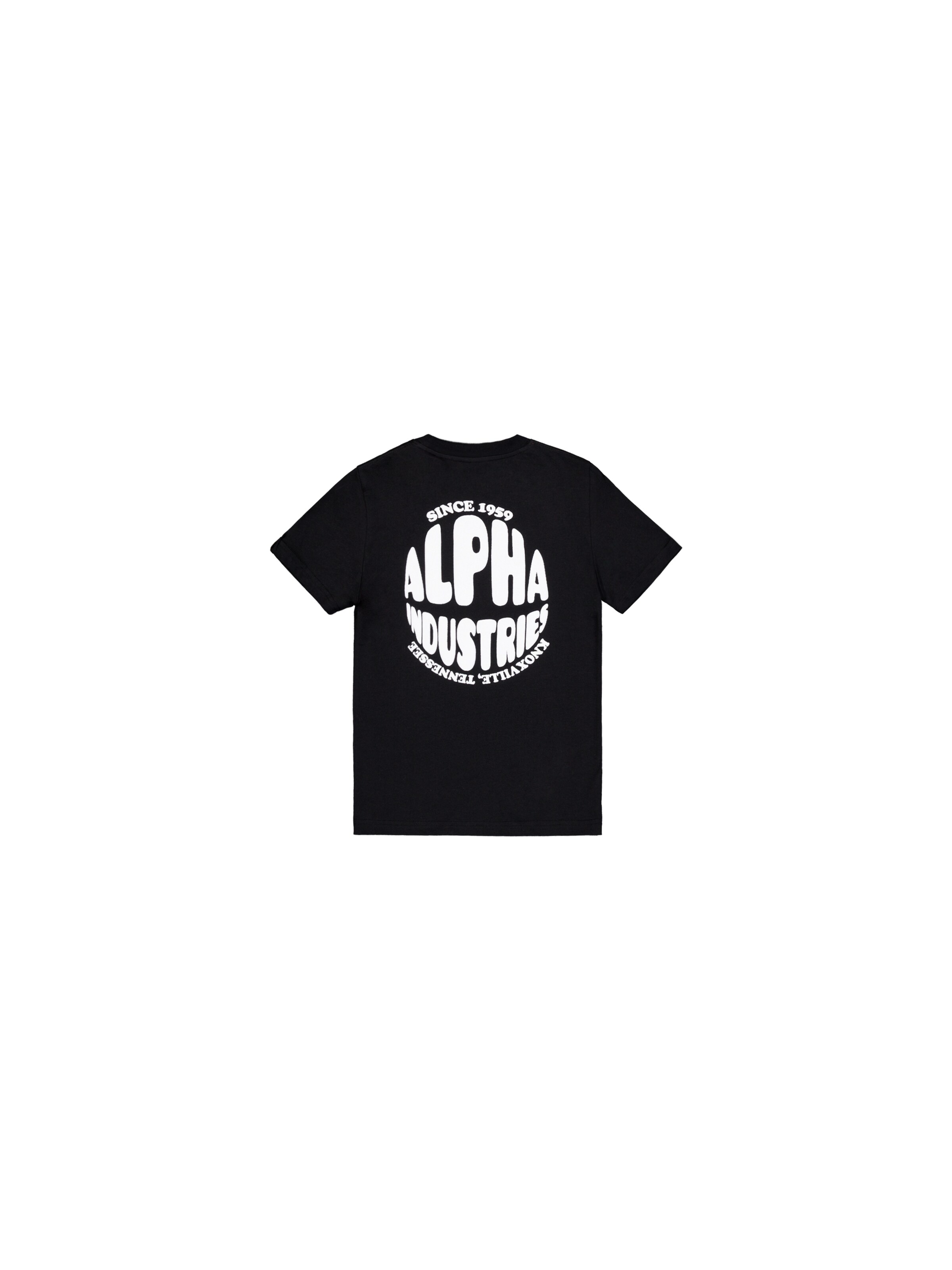 ALPHA INDUSTRIES Μπλουζάκι σε μαύρο