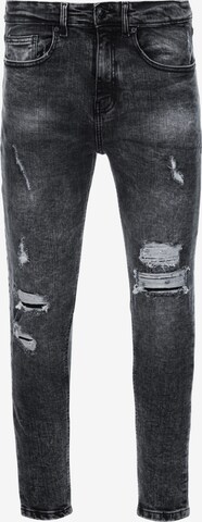 Ombre Regular Jeans 'P1078' in Grey: front