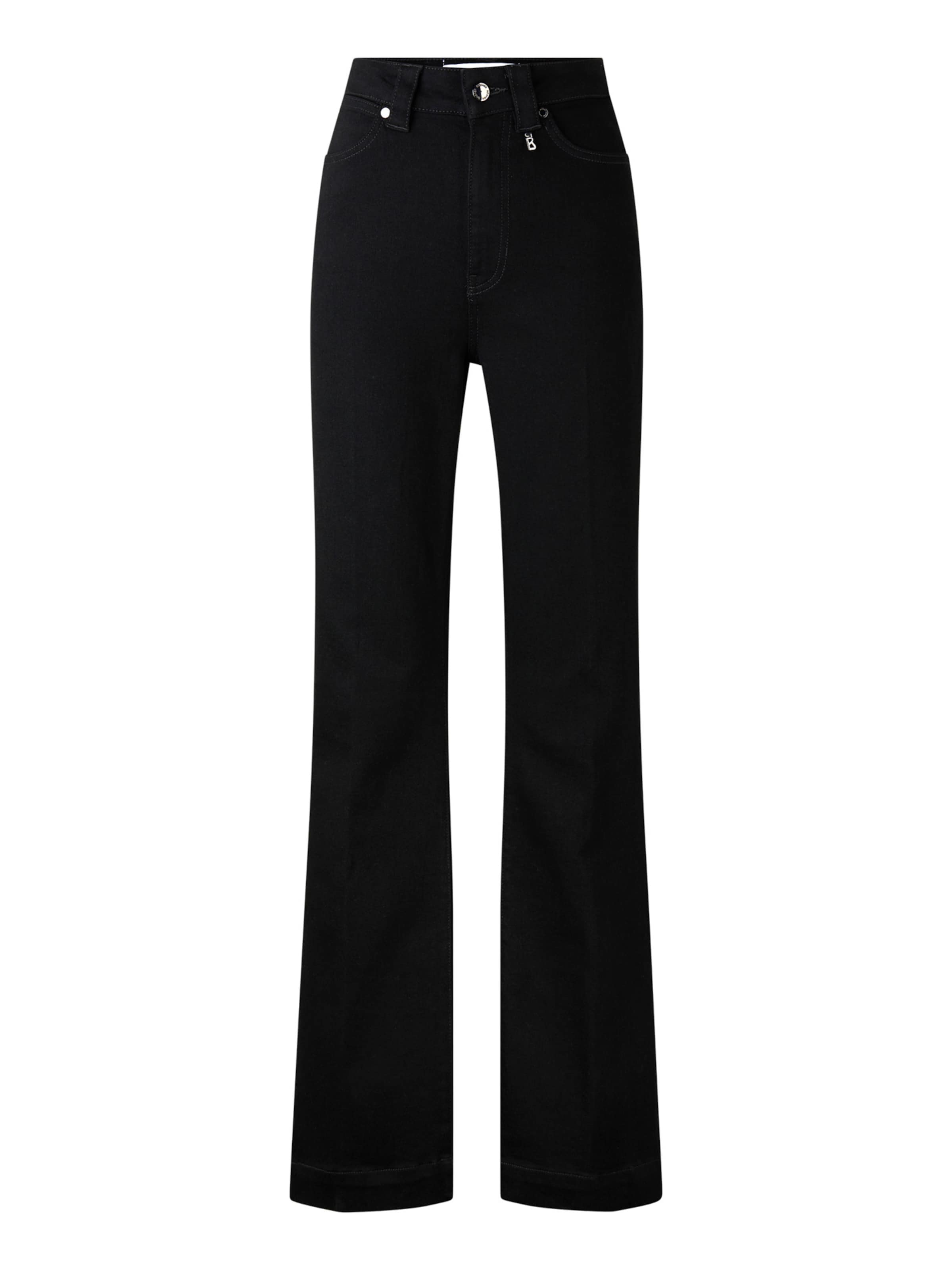 BOGNER Flared Jeans 'Julie' in Black: front