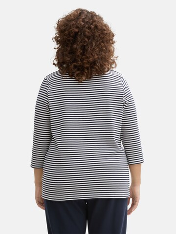 T-shirt Tom Tailor Women + en bleu