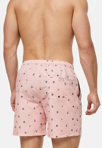 INDICODE JEANS Board Shorts 'Maya' in Pink