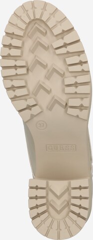 Bottines à lacets 'CABRA 2' GUESS en beige