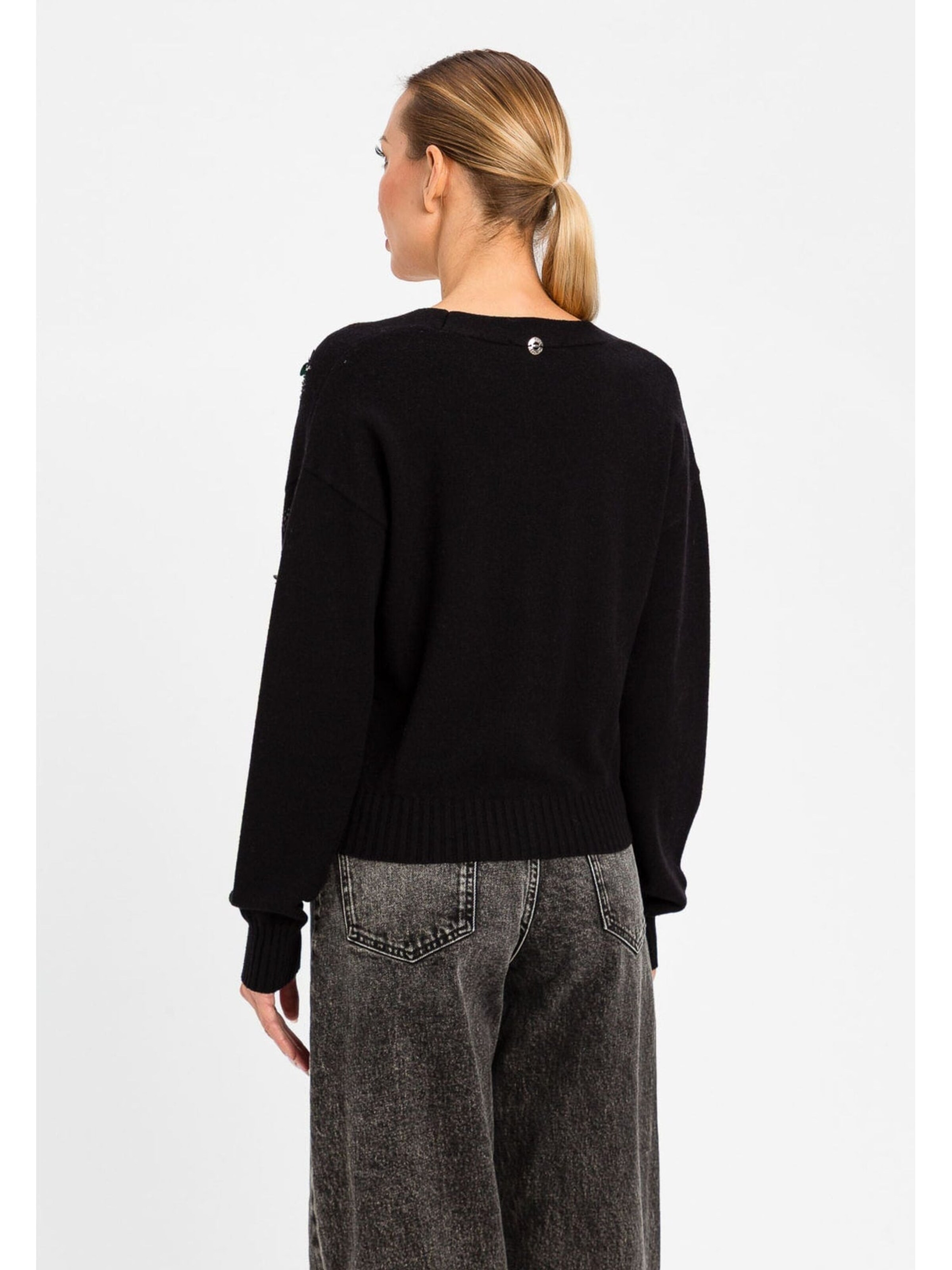 Twinset Strickjacke 'ACTITUDE' in Schwarz