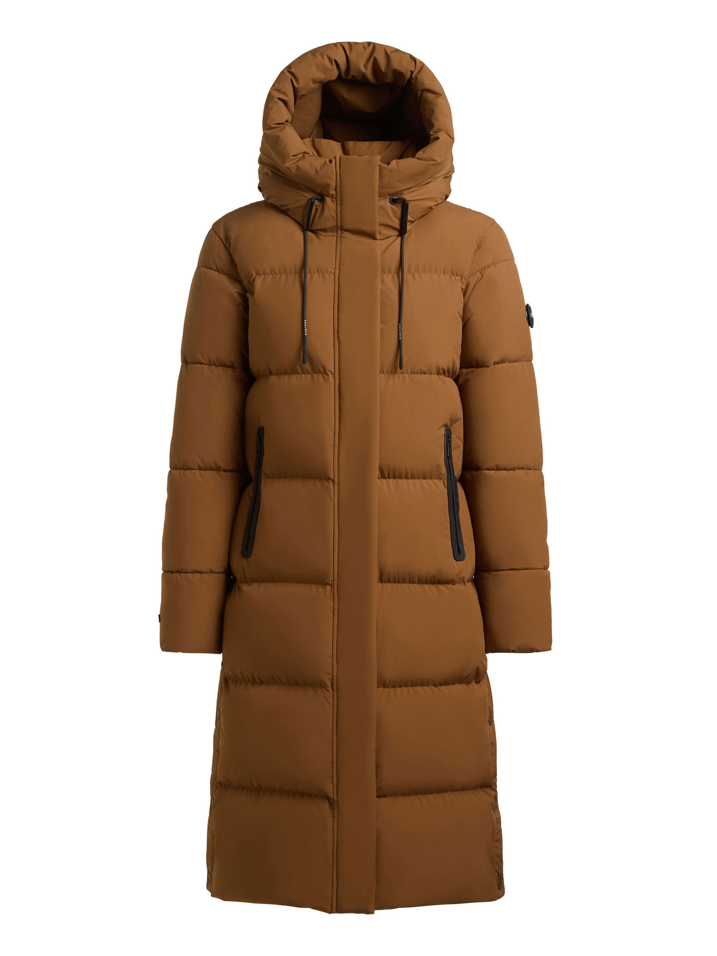 khujo Winter Coat in Brown: front