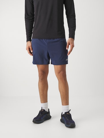 Loosefit Pantalon de sport new balance en bleu : devant