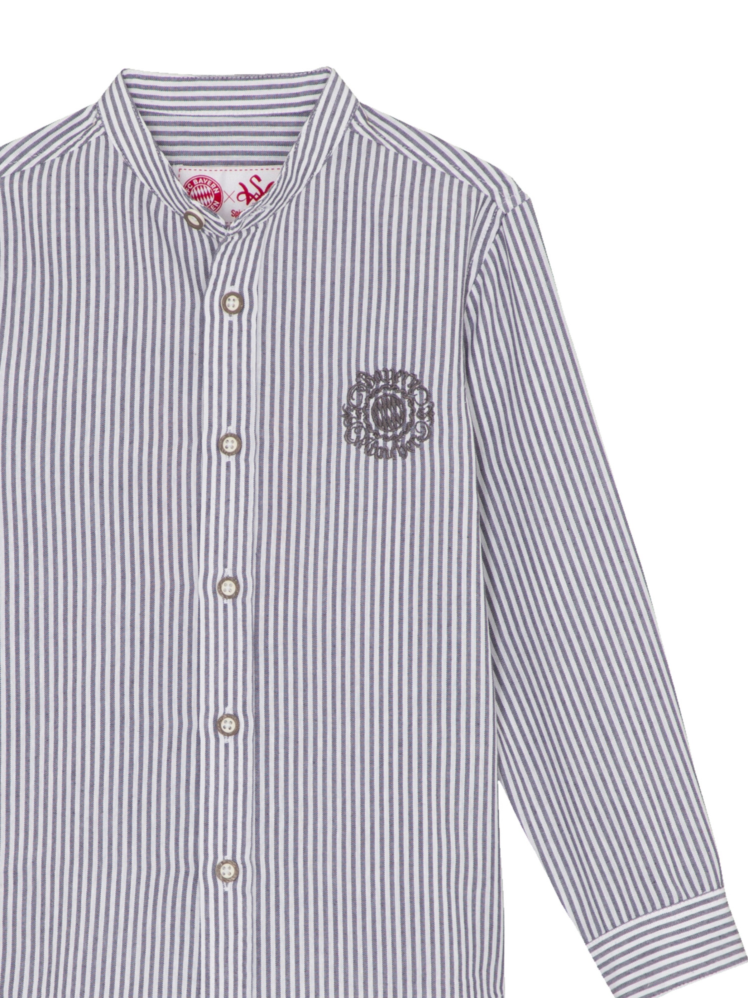 SPIETH & WENSKY Regular fit Button Up Shirt in Grey