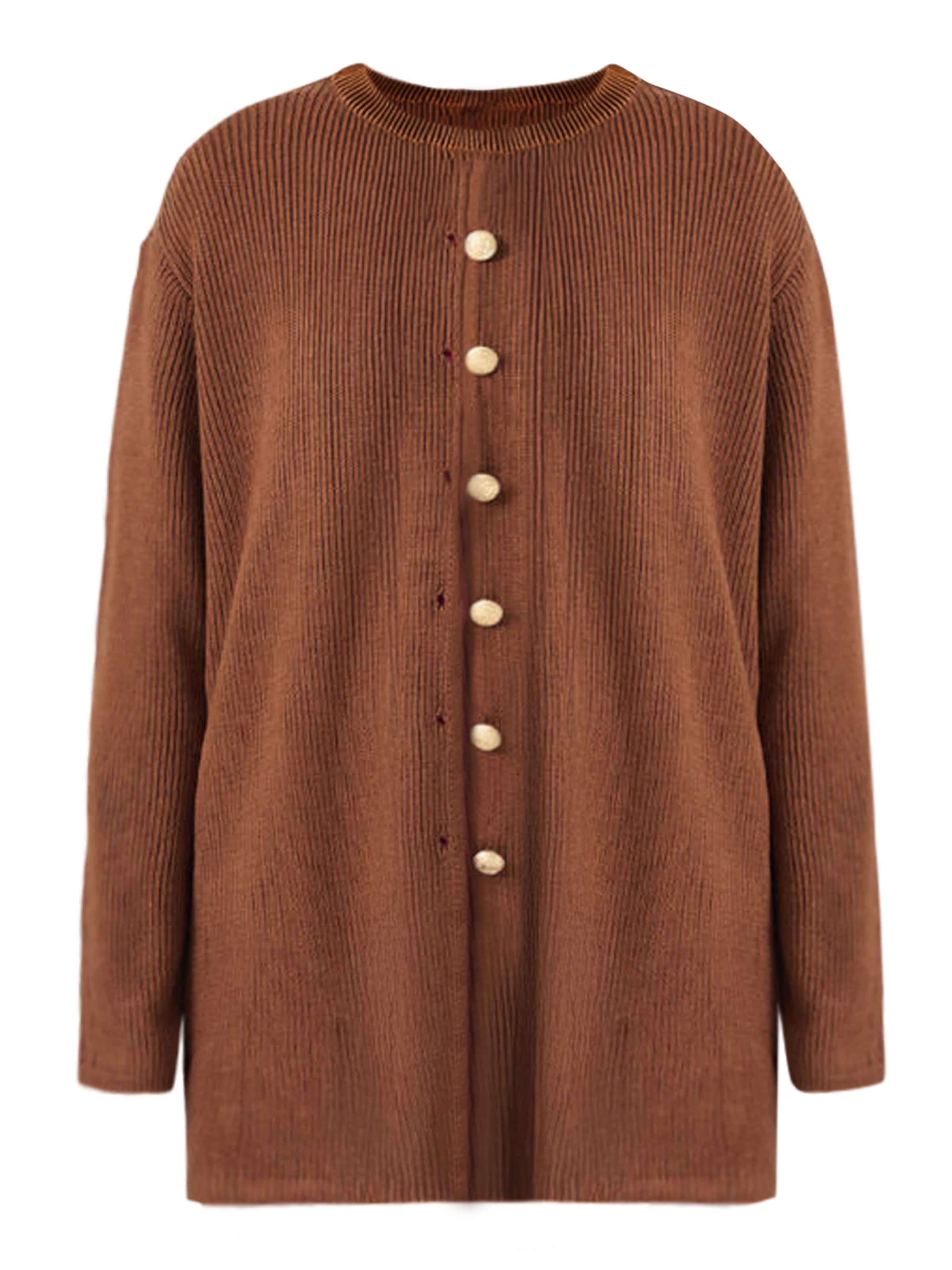 Touche Prive Strickjacke in braun, Produktansicht