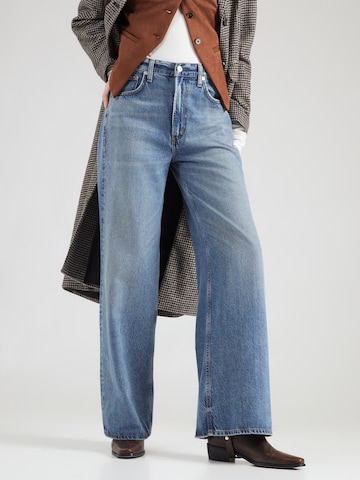 Wide leg Jeans de la Citizens of Humanity pe albastru: față