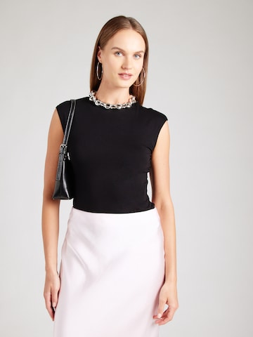 ABOUT YOU - Body camiseta 'Julie' en negro: frente