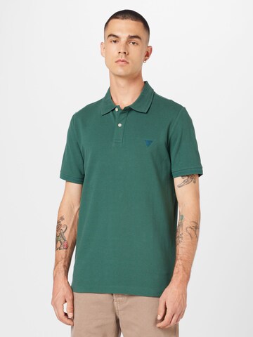 GUESS Majica 'LYLE' | zelena barva: sprednja stran