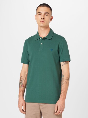 GUESS Poloshirt 'LYLE' in Grün: Vorderseite