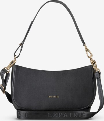 Expatrié Shoulder Bag 'Féline' in Black: front