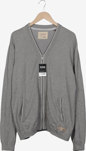 ESPRIT Strickjacke XXL in Grau: Vorderseite