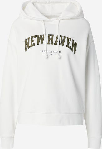 GANTSweater majica - bijela boja: prednji dio