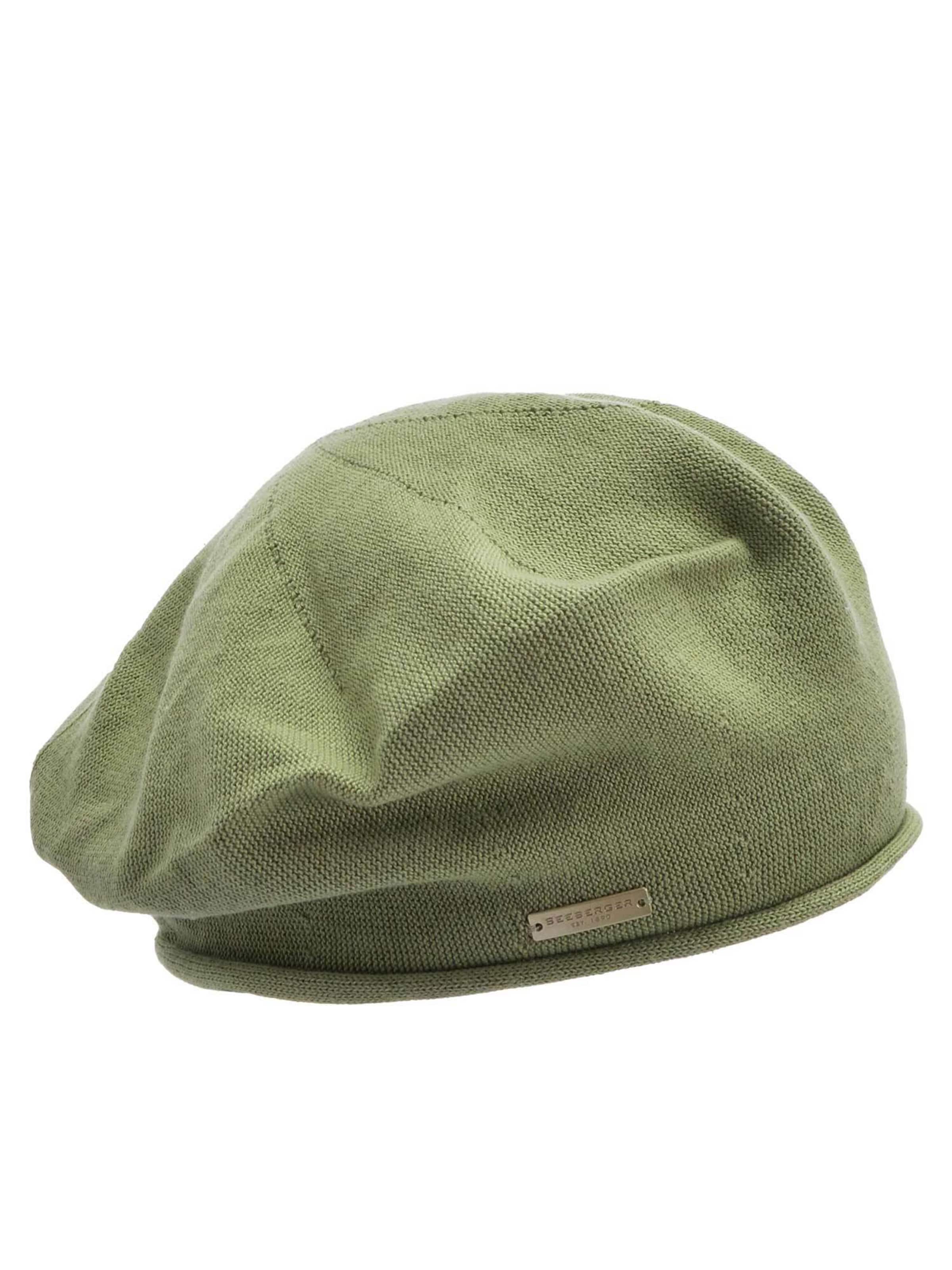 Seeberger Mütze 'Mütze'‌‌‌‌‌‌‌ in Grün: Vorderseite