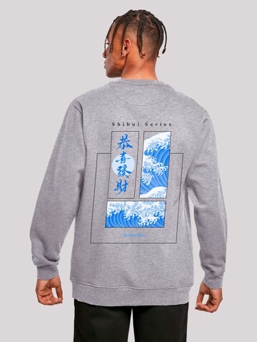 Sweat-shirt 'Shibui Series Japan Streetstyle' F4NT4STIC en gris : devant