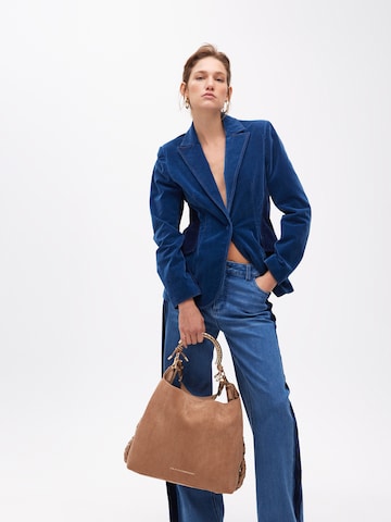 Lola Casademunt - Shopper em castanho: frente