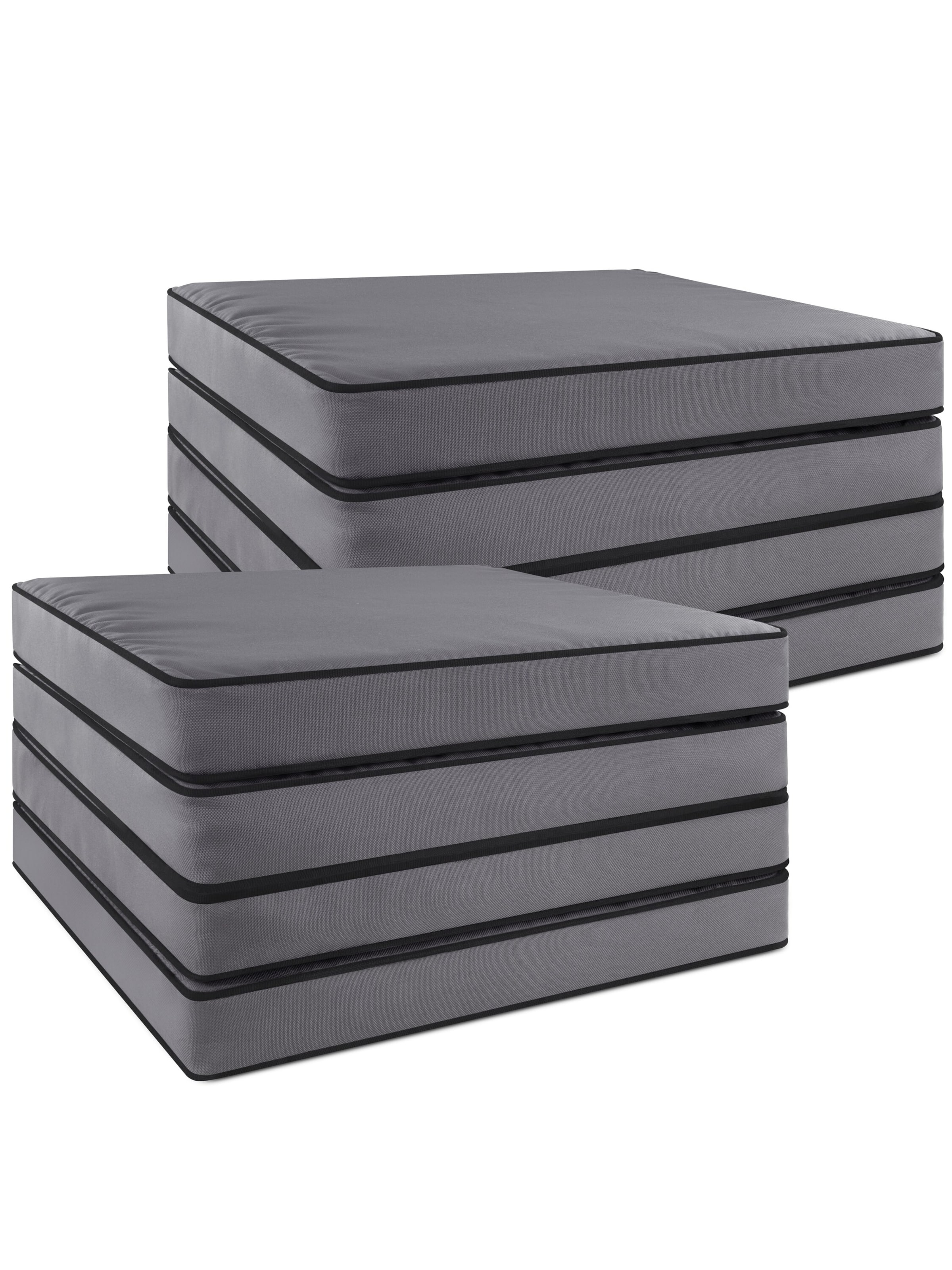 Aspero Stuhlkissen 'Lucca' in hellgrau, Produktansicht