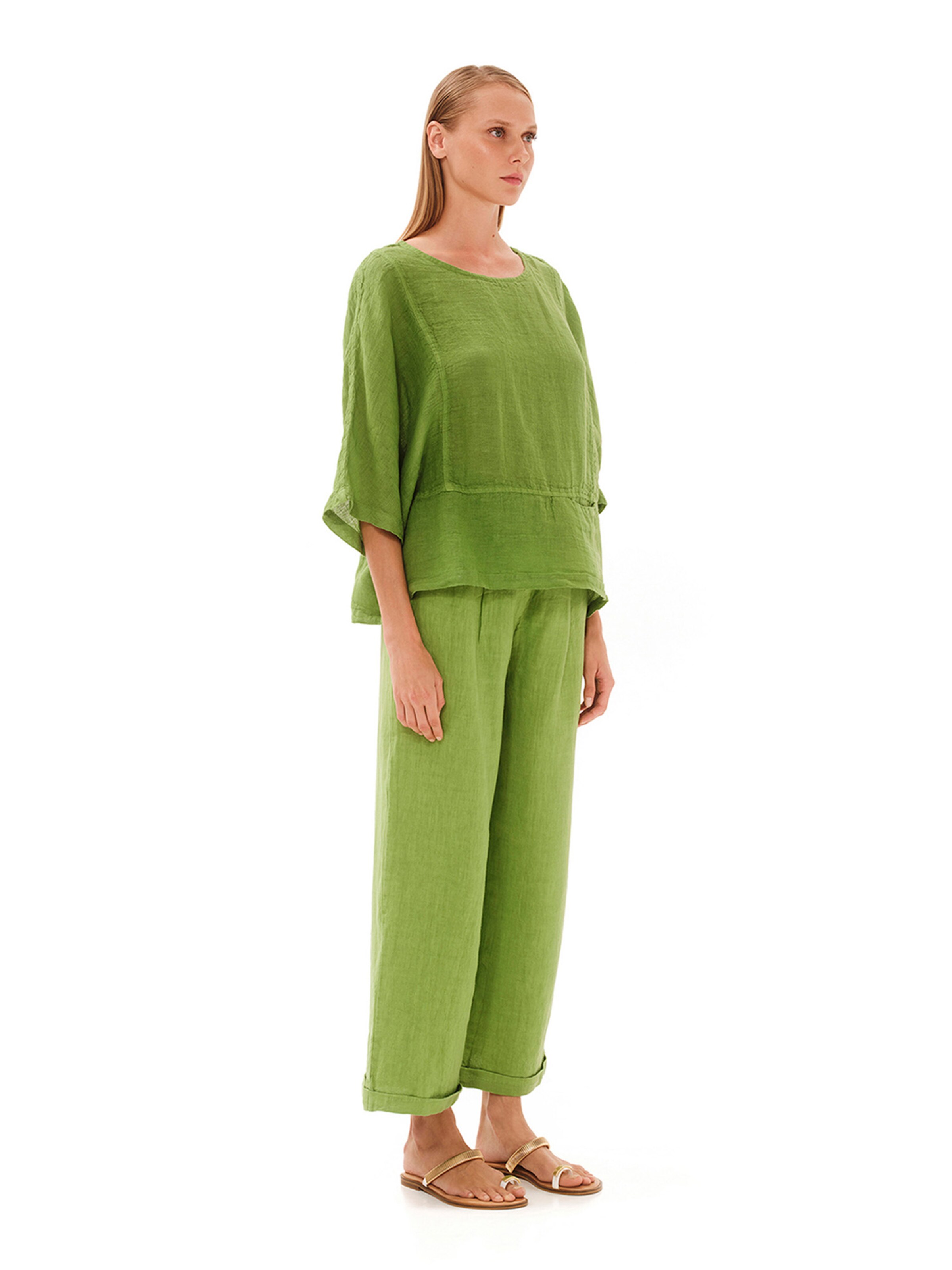 Haris Cotton Blouse 'Haris Cotton' in Groen