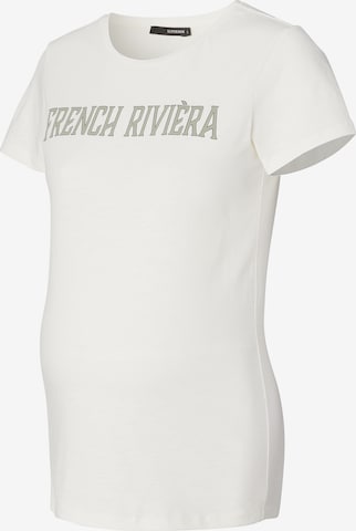 T-shirt 'French Rivera' Supermom en blanc