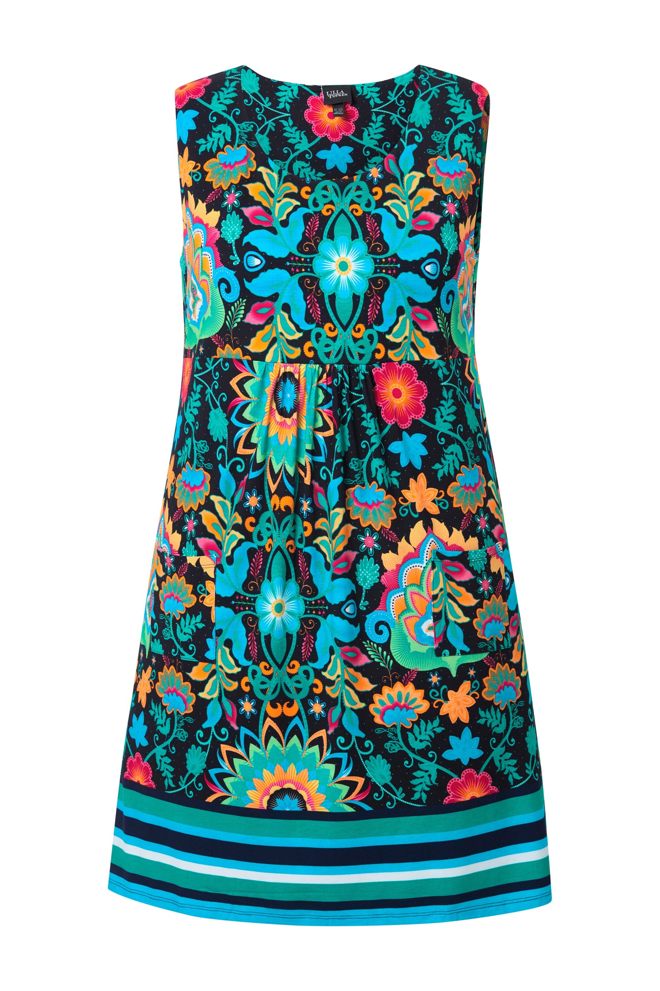 Ulla Popken Jurk in Gemengde kleuren: voorkant