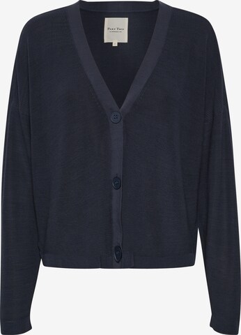 Cardigan 'Bessie' Part Two en bleu : devant