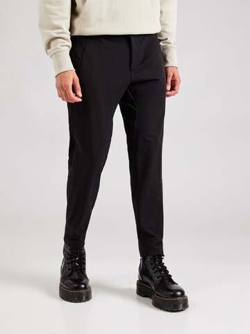 BOSS Regular Pants 'T_Zem' in Black: front