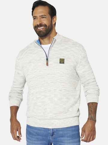 Jan Vanderstorm Pullover 'Tjore' in Weiß