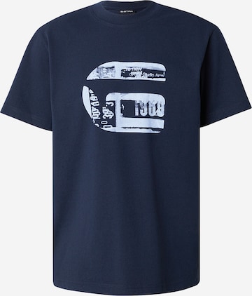 G-STAR T-Shirt in Blau: Vorderseite