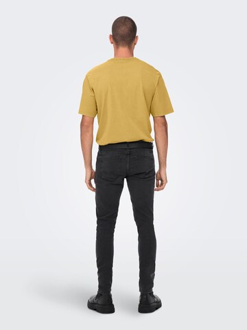 Only & Sons Shirt 'Ron' in Yellow