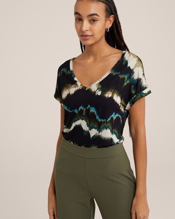 WE Fashion Shirt in Groen: voorkant