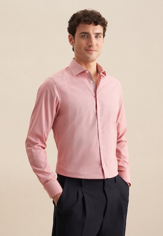 Coupe regular Chemise business 'Shaped' SEIDENSTICKER en rose : devant