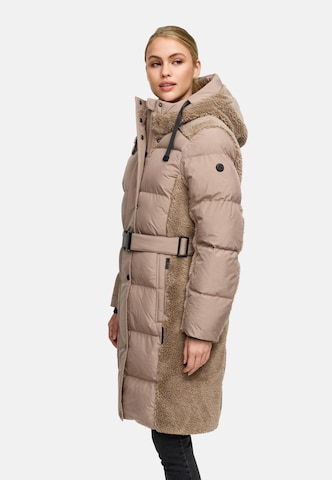NAVAHOO Wintermantel in Beige