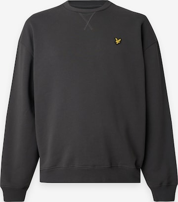 Bluză de molton de la Lyle & Scott pe gri: față