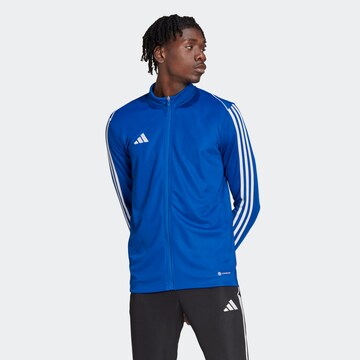 Veste outdoor 'Tiro 23 League' ADIDAS PERFORMANCE en bleu : devant