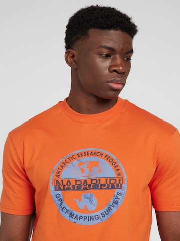 NAPAPIJRI - Camiseta en naranja