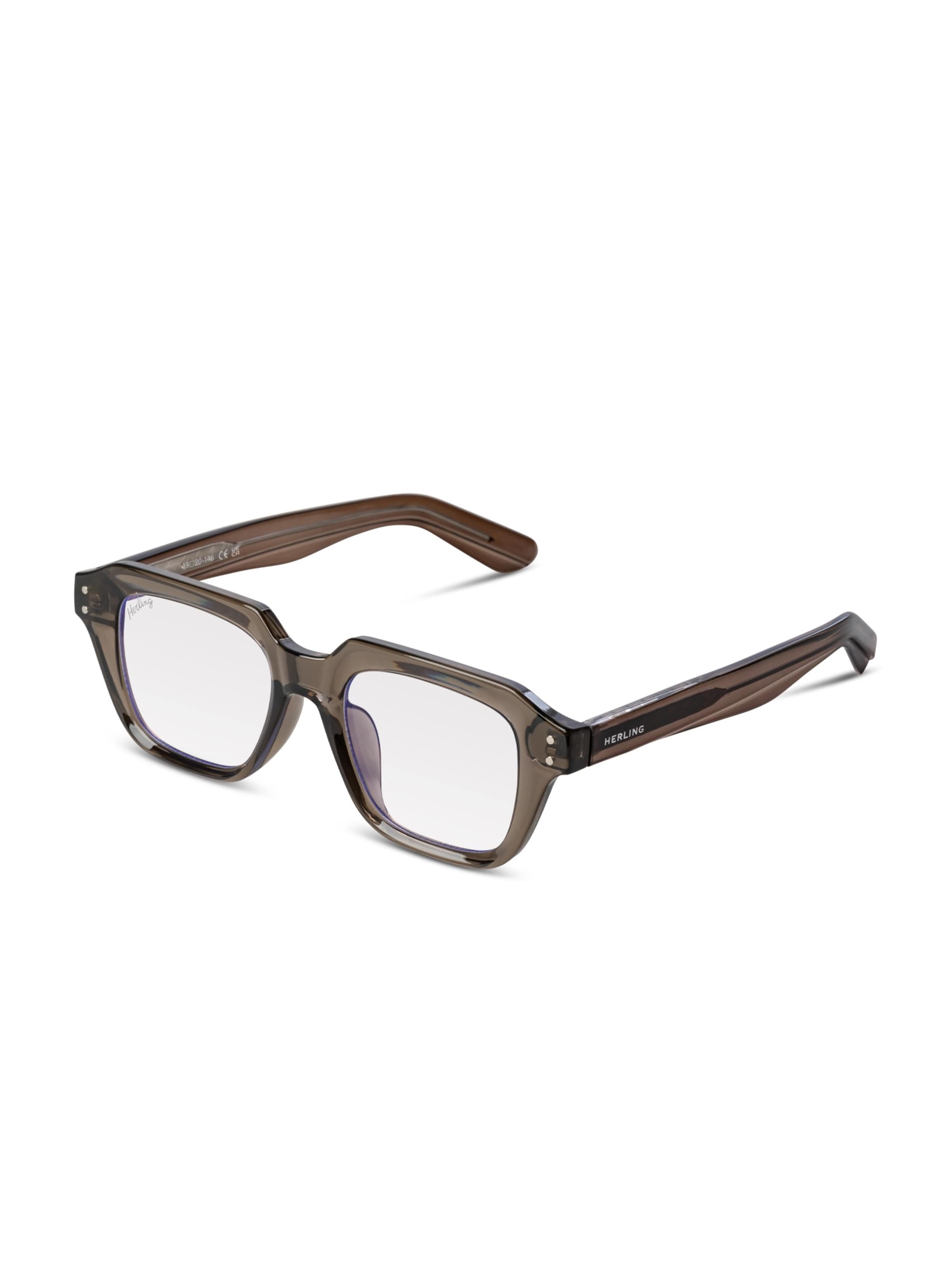 Herling Glasses 'Jensen Blue Light' in Grey: front