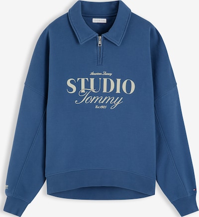 Bluză de molton 'STUDIO TOMMY' pe XXS TOMMY HILFIGER pe safir / gri taupe, Vizualizare produs