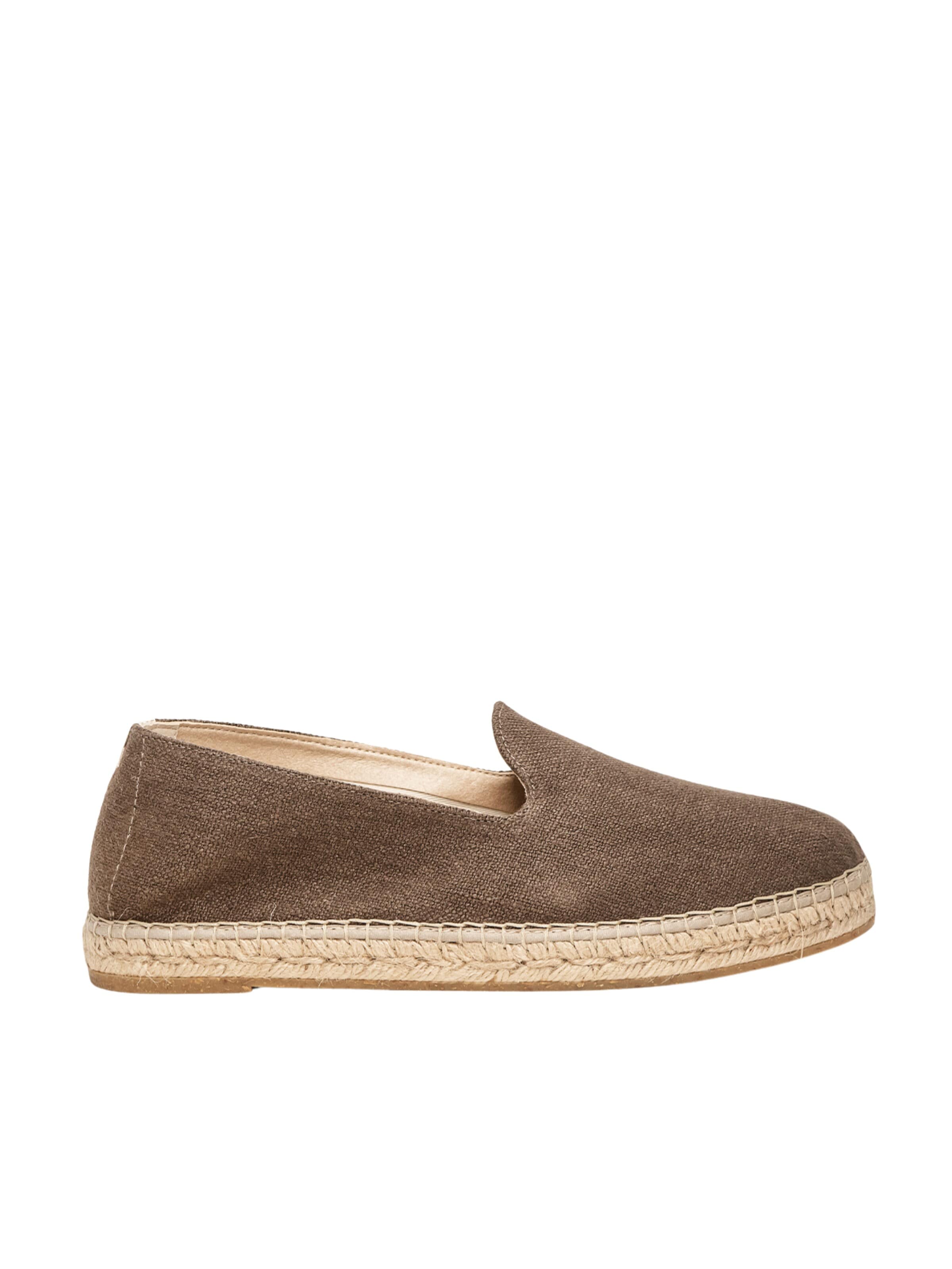 Alhamas - Espadrilles 'Alpargata Plana' em verde: frente