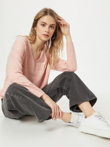 ONLY Pullover 'Rica' in Pink