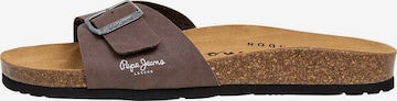 Mule 'CHICAGO' Pepe Jeans en marron : devant