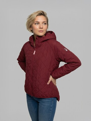 Derbe Between-Season Jacket 'Quiltby' in Red