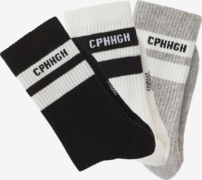 Copenhagen Studios Sukat värissä harmaa / musta / valkoinen, Tuotenäkymä