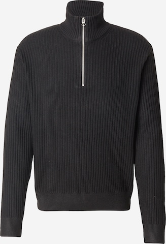 JACK & JONES - Pullover 'JCOGRID' em preto: frente