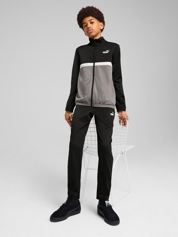 Tuta da jogging di PUMA in nero: frontale