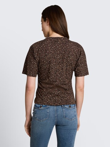 TOM TAILOR DENIM T-Shirt in Braun