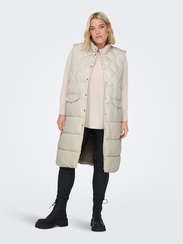 ONLY Carmakoma Vest i beige